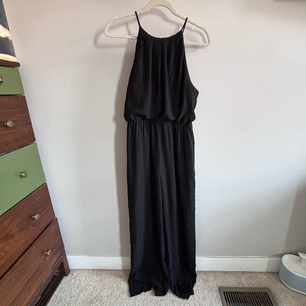 Elegant Black Sleeveless Jumpsuit